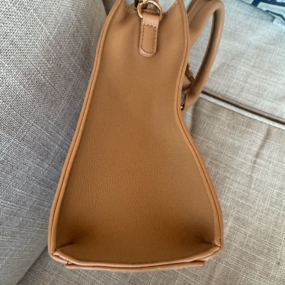 Miztique tan satchel crossbody bag new - Picture 5 of 14